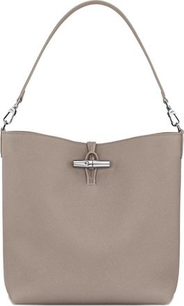 Longchamp Borsa a spalla Le Roseau media - Toni neutri