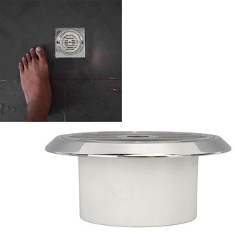 Infinite Desag&uuml;e De Suelo De Acero Inoxidable 304 Para Piscinas - 4 Pulgadas De Di&aacute;metro, Entrada Y Salida De Agua Para Jacuzzis Y Ba&ntilde;os Termales