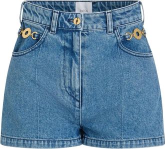 Patou Shorts corti denim - Blu