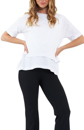 Ripe Claud Nursing Tee in White at Nordstrom, Size X-Large Au
