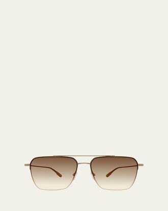 Barton Perreira ARMS5552KW Square Titanium Sunglasses