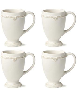 Certified International Heritage Scroll Set Of 4 Mugs