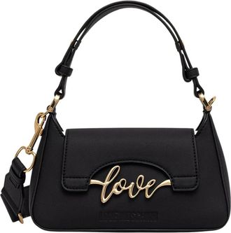 Love Moschino Gewatteerde crossbodytas - Dames - Tassen - Zwart - Maat: ONE Size Zijde
