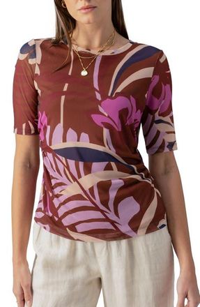 Sanctuary Perfect Mesh T-Shirt in South Palm at Nordstrom, Size Small