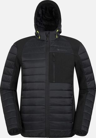 Mountain Warehouse Mens Mountain Warehouse Mens Turbine II Softshell Padded Jacket - Black - Size: 38/Regular