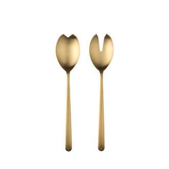 Mepra Linea Salad Serving Set - 2 Pieces in Ice Gold at Nordstrom