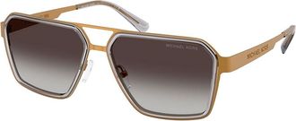 Michael Kors MK1188 OXFORD 19088G Mens Sunglasses Gold Size 57