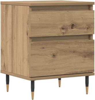 vidaXL Comodino Rovere Artigianale 40x35x50 cm in Legno Multistrato - Vidaxl