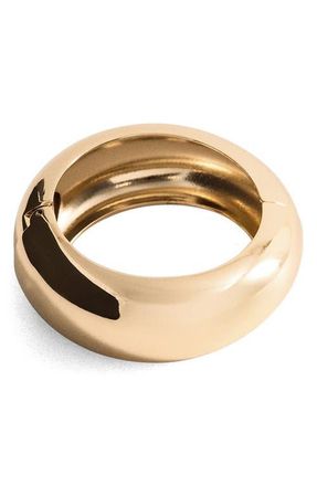 Mango Rigid Volume Bangle in Gold at Nordstrom