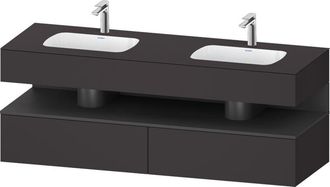Duravit Qatego Lavabo Encastrado Con Base De Lavabo Consola, - Duravit