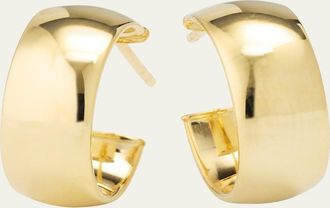 Lana Jewelry 14K Gold Hollow Huggie Earrings