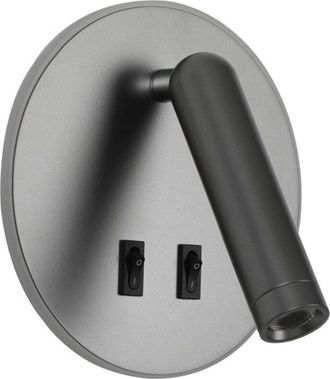 OEM Aplique Led De 8w Con Foco E Interruptor Furla Wl537421gr Italux