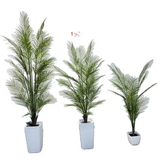 OEM Palmera Areca Artificial, Decoraci&oacute;n Realista, Maceta De Mesa, Verde, 150 Cm