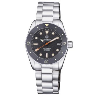 Deep Blue Skin Diver 300 Automatic Black Dial Mens 40 mm Watch SKINDVRRND