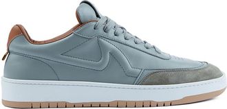 Paul & Shark Club Riviera leather sneakers, Man, Sage, Size: 41