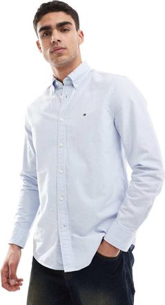 Tommy Hilfiger Camicia Oxford regular fit celeste-Blu