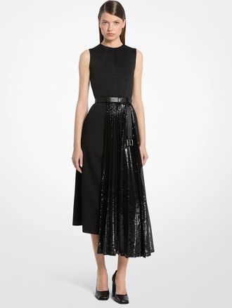 Michael Kors Jeanne Crocodile Embossed Leather Pump