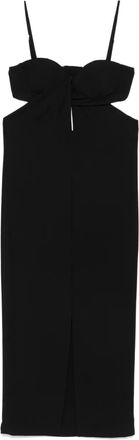 Patrizia Pepe Abito con dettaglio cut-out - Nero