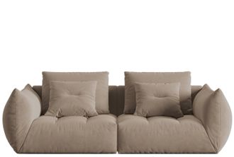 MICADONI 3-Sitzer Design Sofa Bloom - Samtbezug