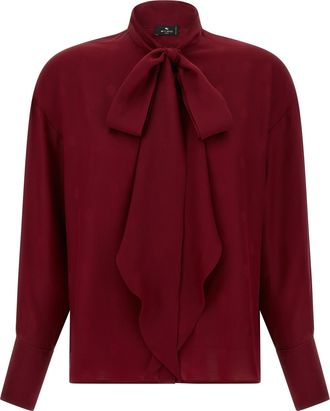 Etro Jacquard Silk Blouse