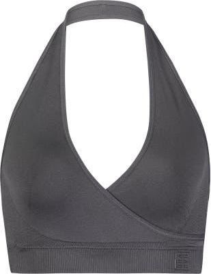 BraBar/Boutique Hug Backless Halter Bralette in Asphalt at Nordstrom, Size X-Small