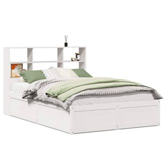 Berkfield Home Bed Frame without Mattress White 160x200 cm Solid Wood Pine