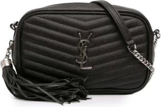 Saint Laurent Pre-owned Cross Body Bags, female, Black, Size: ONE SIZE Pre-owned The Lou Camera Bag