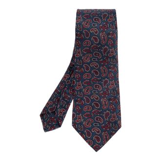 Etro Etro, Ties, male, Blue, Size: ONE SIZE Paisley Silk Jacquard Tie