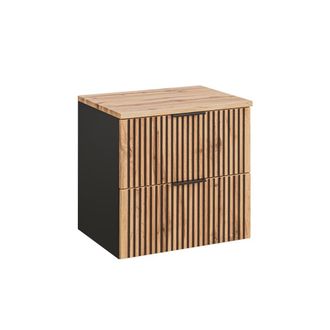 Petits Meubles Mueble bajo lavabo 60cm encimera tableros de melamina y mdf madera