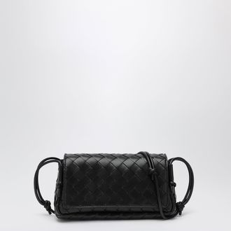 Bottega Veneta Black Notturno bag in woven fabric