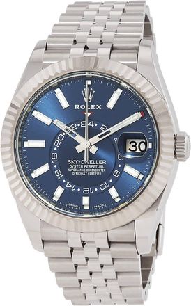 Rolex Sky-Dweller Automatic Chronometer Blue Dial Mens Watch 326934BLSJ