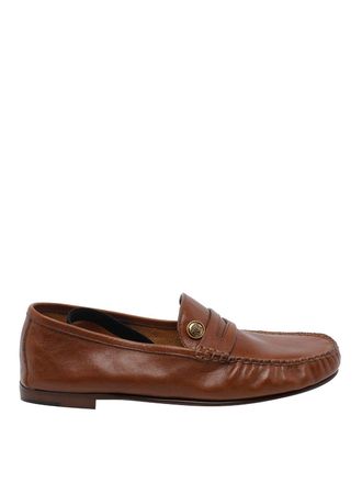 Versace Rovere Guanto Leather Loafers