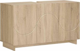 vidaXL Armario De Ba&ntilde;o Roble Sonoma 101 X 41 X 58 Cm Vidaxl