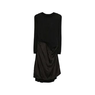 Maison Margiela Dames, Jurken, Zwart, Maat: XS