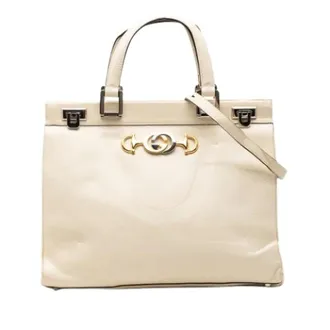 Gucci Pre-owned Handbags, female, White, Size: ONE SIZE Pre-owned The Zumi satchel