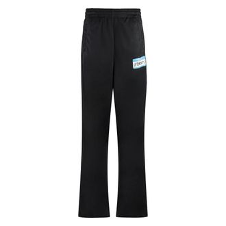 VETEMENTS Wide Trousers, male, Black, S, Mesh Lined Track Trousers