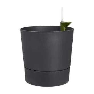 ELHO Macetero Con Autoriego Greensense Aquacare Round 35 Cm Charcoal Grey