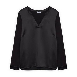 Fiorella Rubino Donna, Camicette, Nero, XL, new