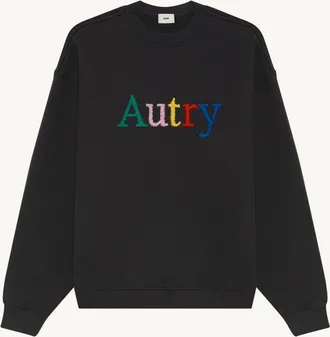 Autry FELPA CON LOGO MULTICOLORE UNISEX