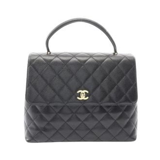 Chanel Pre-owned Vintage Handbag - Dames - Pre-owned - Zwart - Maat: ONE Size Leer