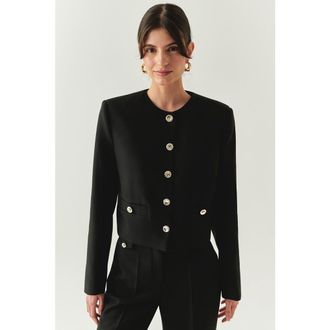 Exquise Marceline Jacket in Black at Nordstrom, Size Xx-Large