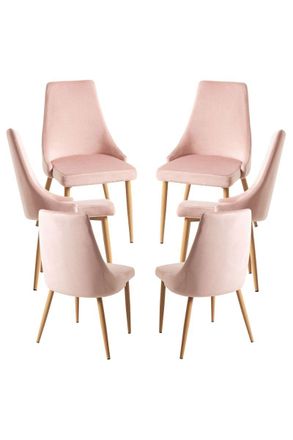 Regalos Miguel Regalos Miguel - Packs Sillas Comedor - Pack 6 Sillas Stoik Wood - Rosa
