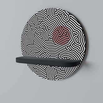 OEM Estante Redondo Living Dot Negro