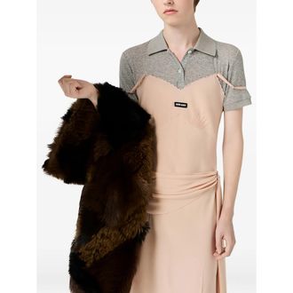 Miu Miu Marocain Crepe Dress
