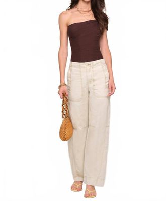 Heartloom Elosia Straight Fit Pants In Stone