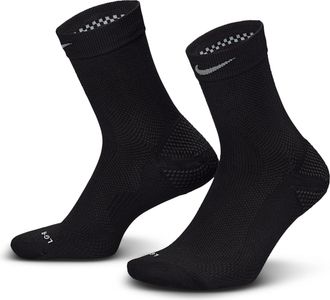 Nike Unisex Running Lightweight Micro Crew Socks (1 Pair) in Black | IB6114-010