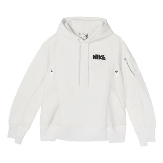 Nike x sacai Hoodie White CW2419-100