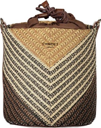 Twinset Brown Polyester Womens Handbag