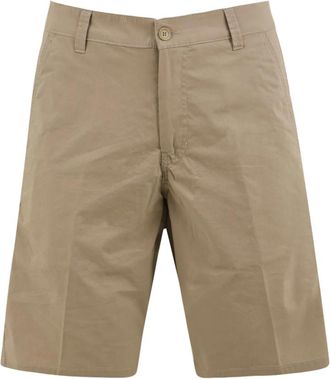 Aspesi Regular Shorts - Heren - Korte Broeken - Beige - L - Katoen - Korte Broeken