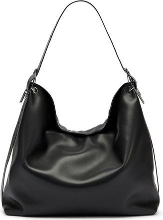 Diesel D-Line-Leather hobo bag - Shoulder Bags - Woman - Black